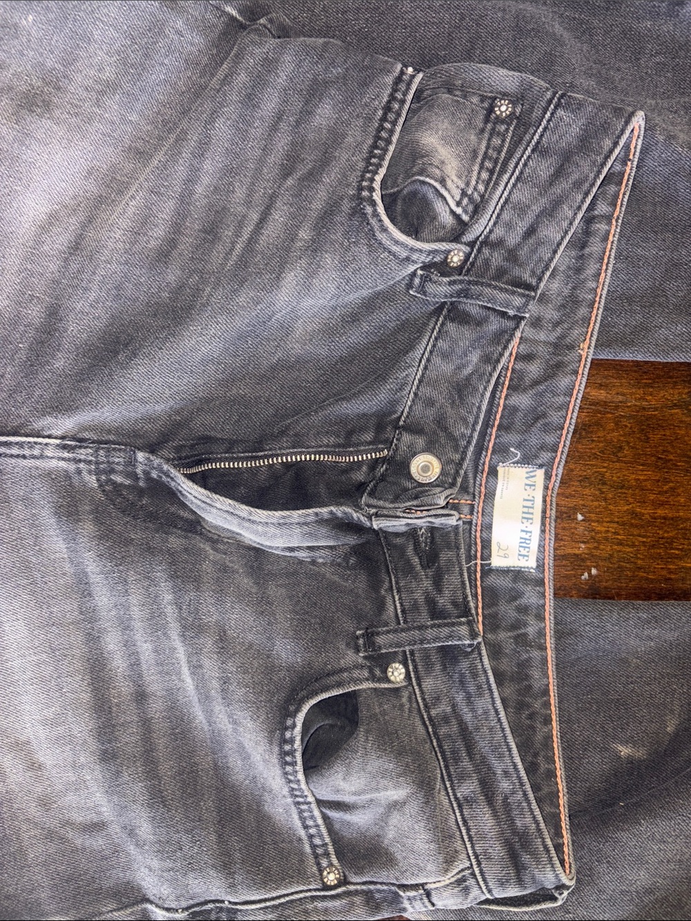 Washed Black Women's Jeans - Unbranded
